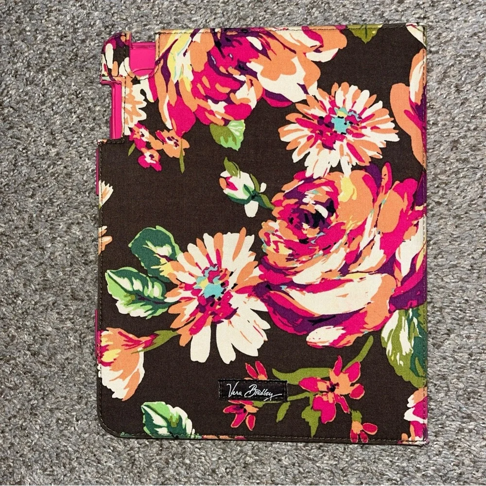 Vera Bradley English Rose Tablet Case Cover Folio for Apple iPad Gen 2 & Up